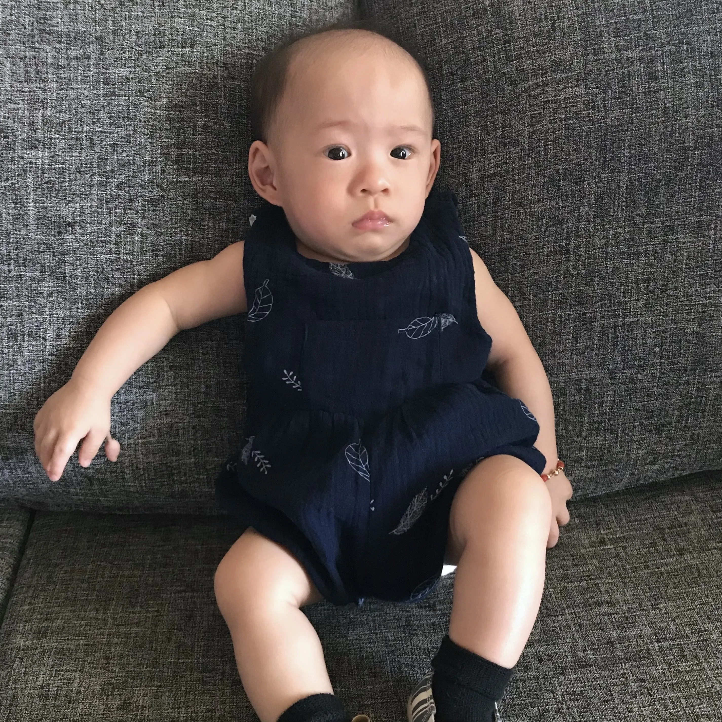 Orchid Playsuit in Teddy Bear Print
