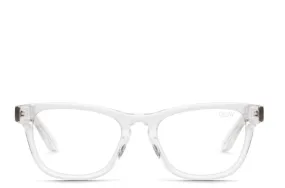 Quay Hardwire Mini Glasses Clear/Clear Blue Light
