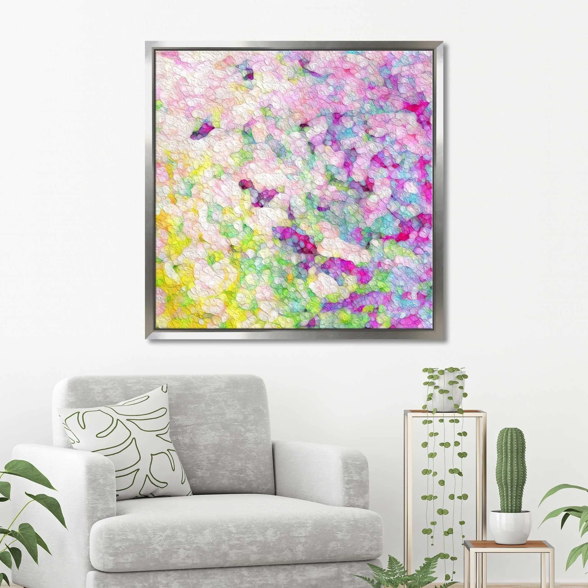 "1 John 4 7 You Are Born Of God (Square)" Print on Canvas