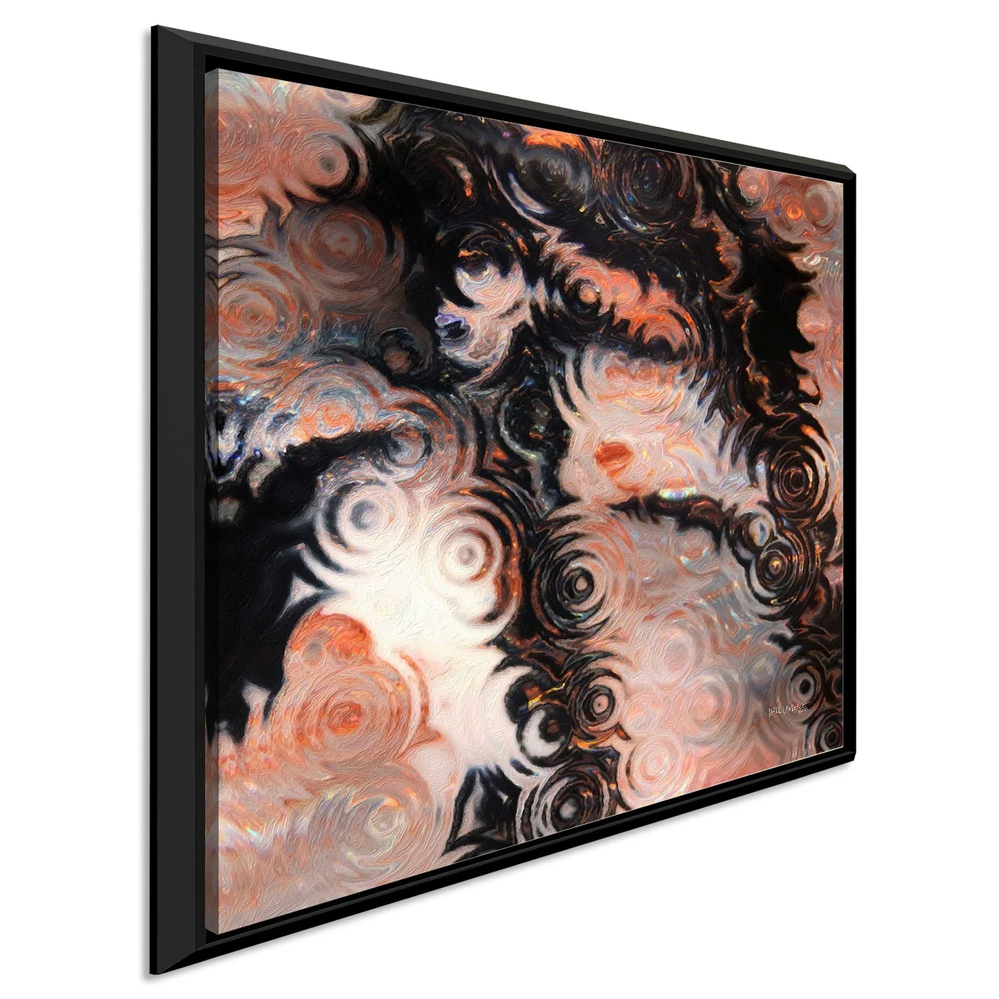 "2 Kings 20 5 I Will Heal You(Square)" by Mark Lawrence Print on Floating Frame