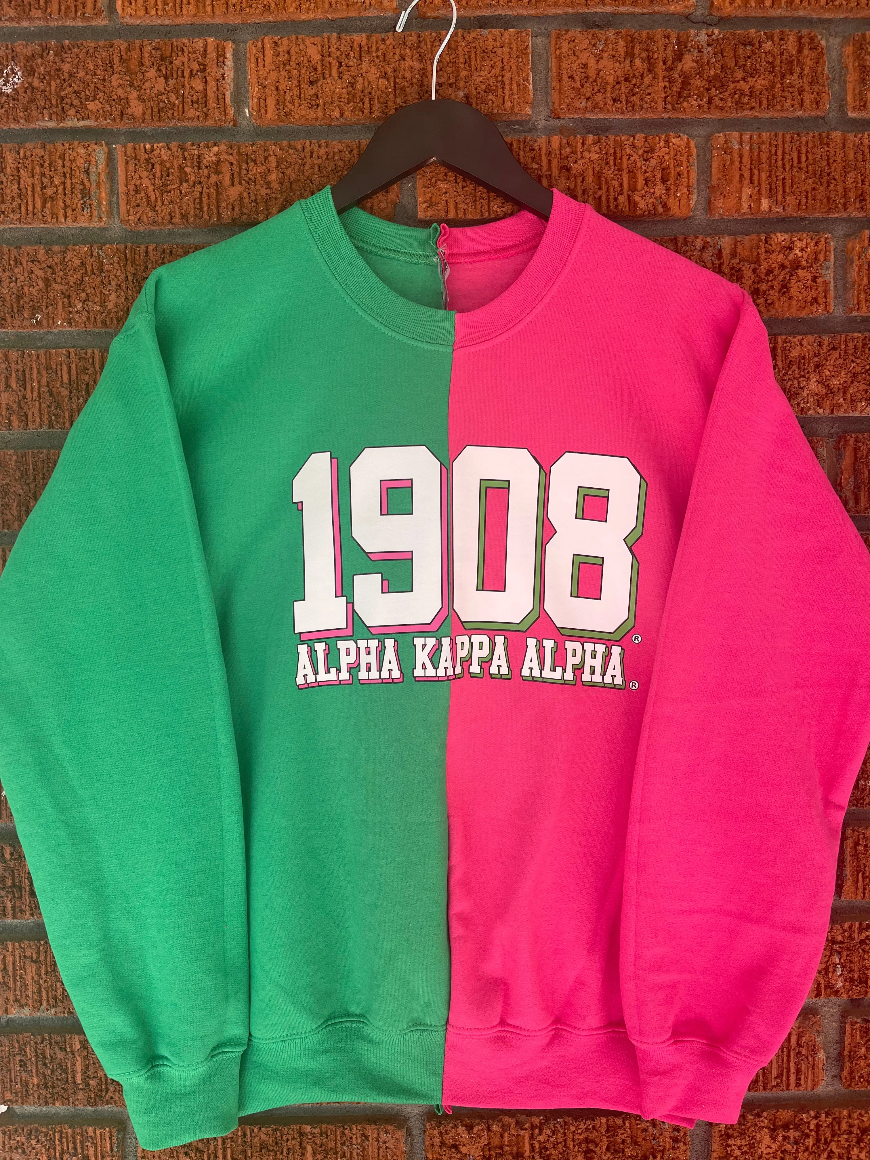 "Cosmo & Wanda" Classic Color-Block Crew