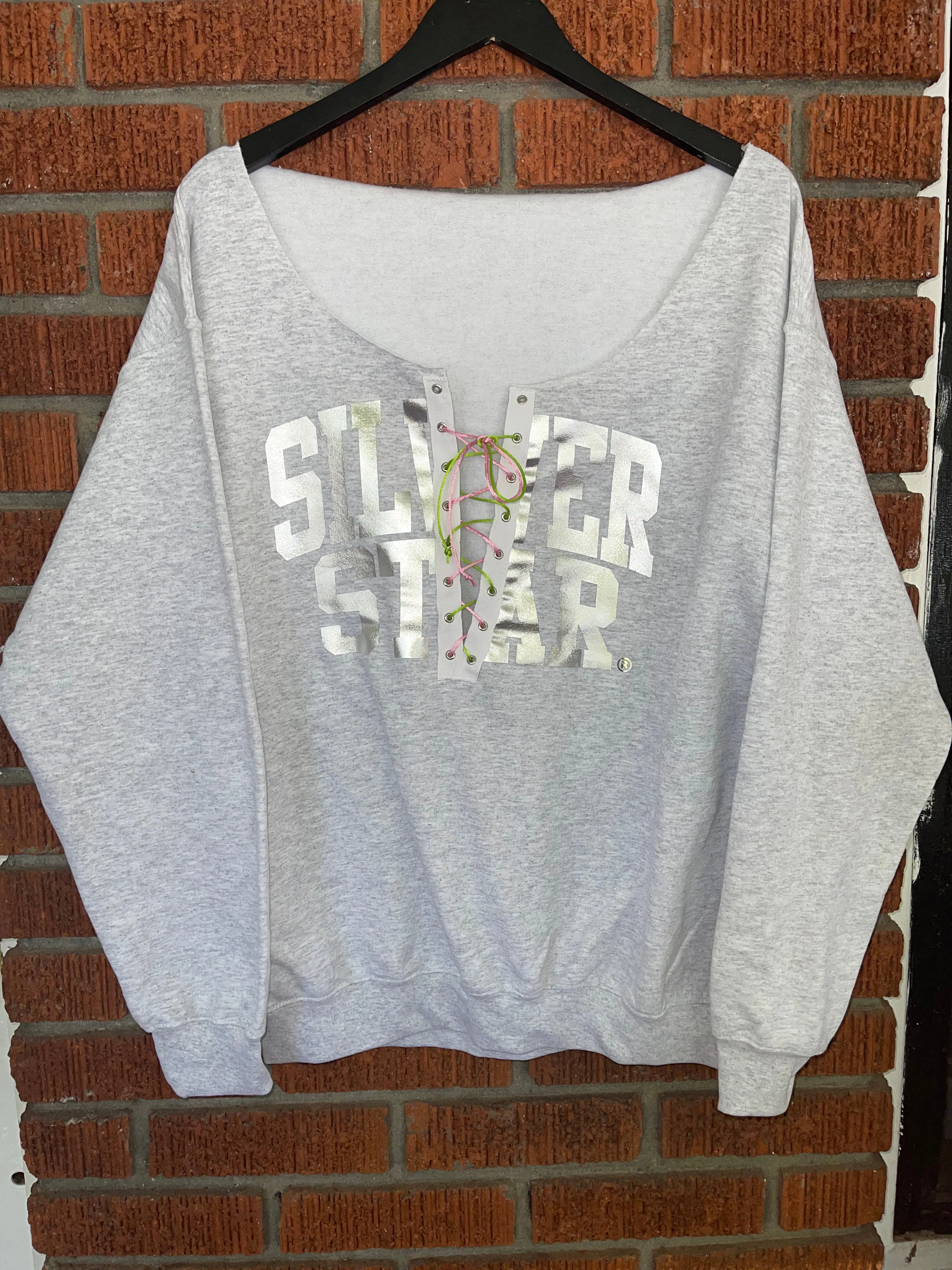 "She's a Star!" Lace Up Sweatshirt