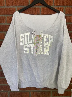 "She's a Star!" Lace Up Sweatshirt