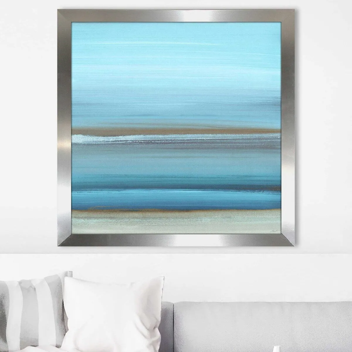 "(Square)" by the Sea I (Square)" by John Butler Print on Acrylic
