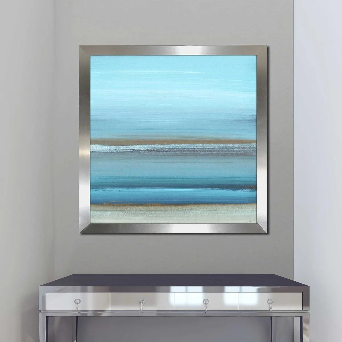"(Square)" by the Sea I (Square)" by John Butler Print on Acrylic