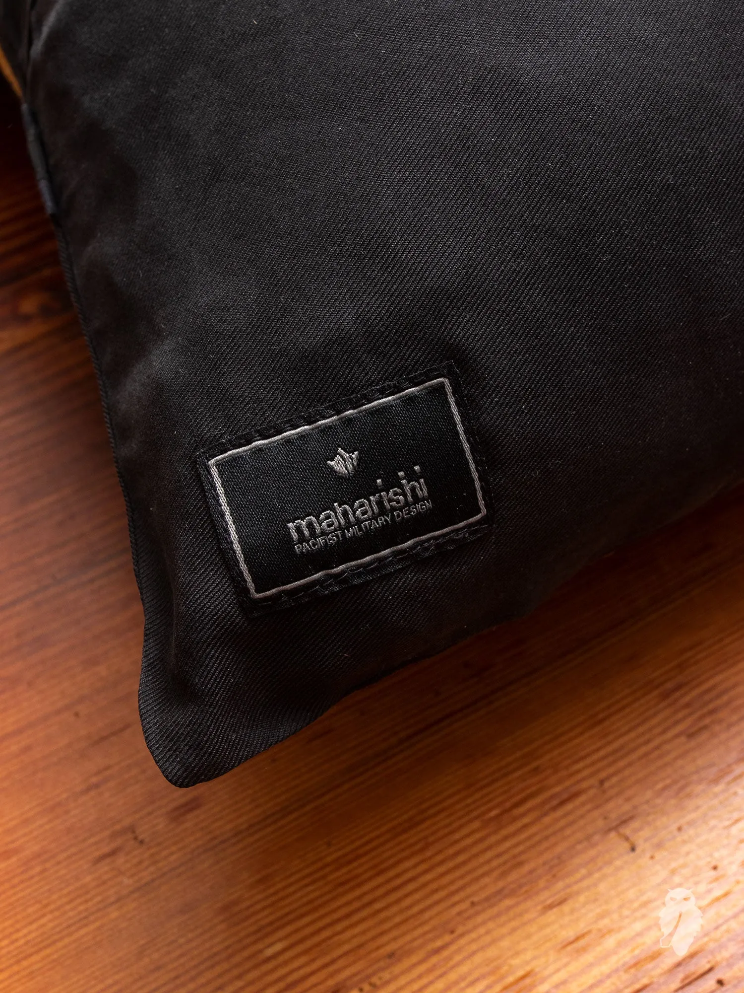"Tygers of Darkness" Embroidered Pillow in Black