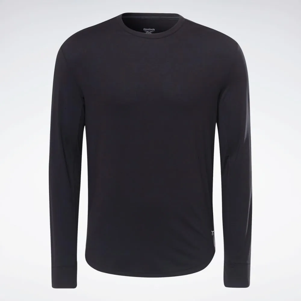 Reebok Apparel Men ACTIVCHILL DREAMBLEND Long Sleeve Shirt BLACK