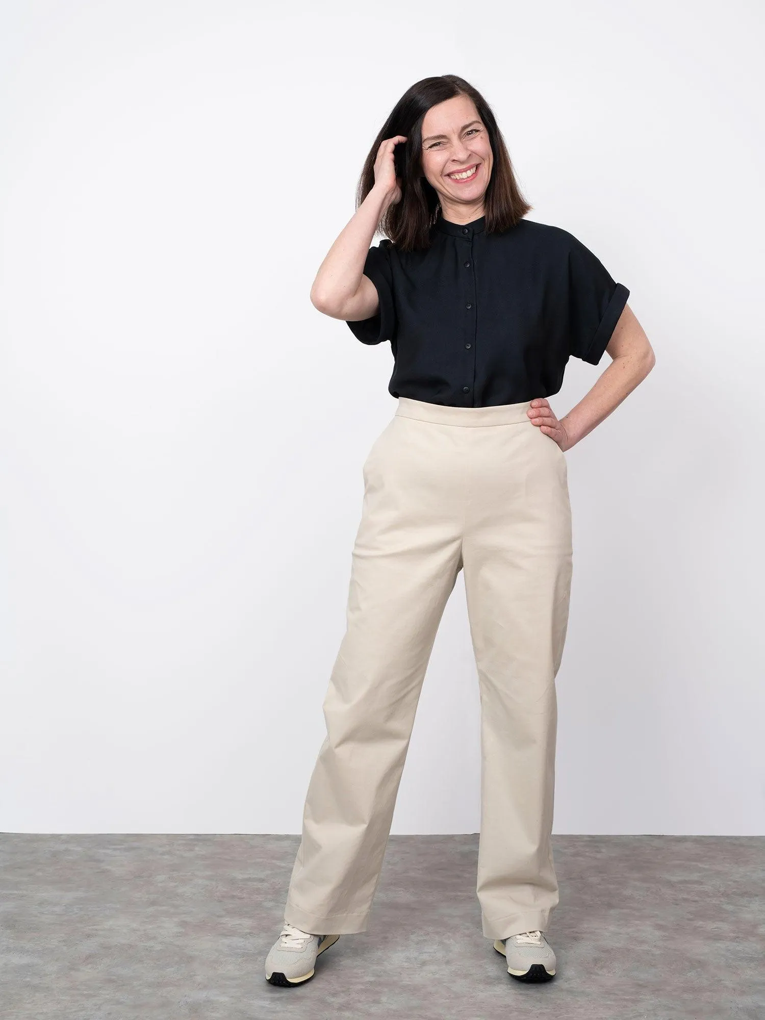 REGULAR FIT TROUSERS PATTERN