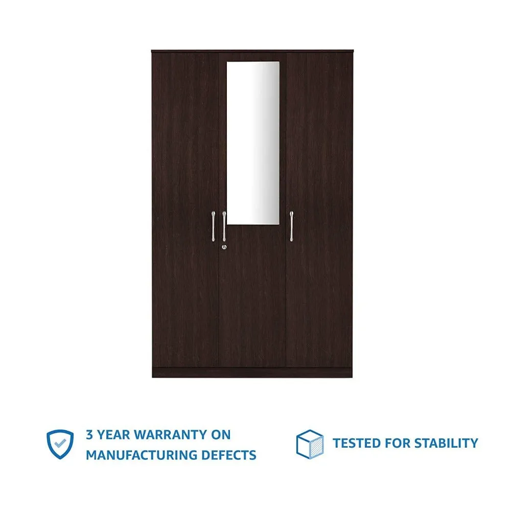 Rolx Medusa Engineered Wood Wardrobe Wenge Finish
