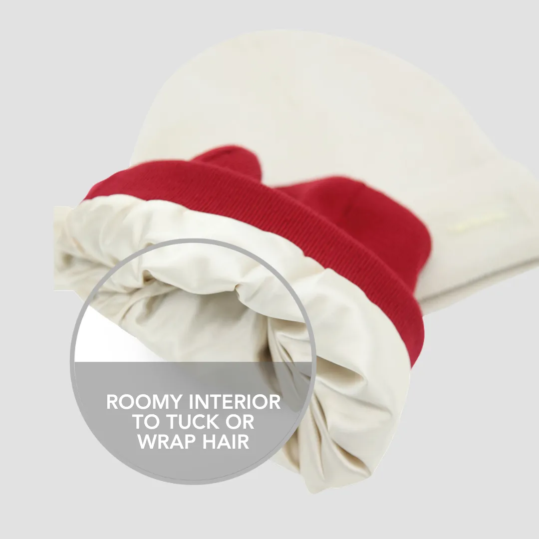 Satin-Lined, Waterproof, Cuffed Beanie
