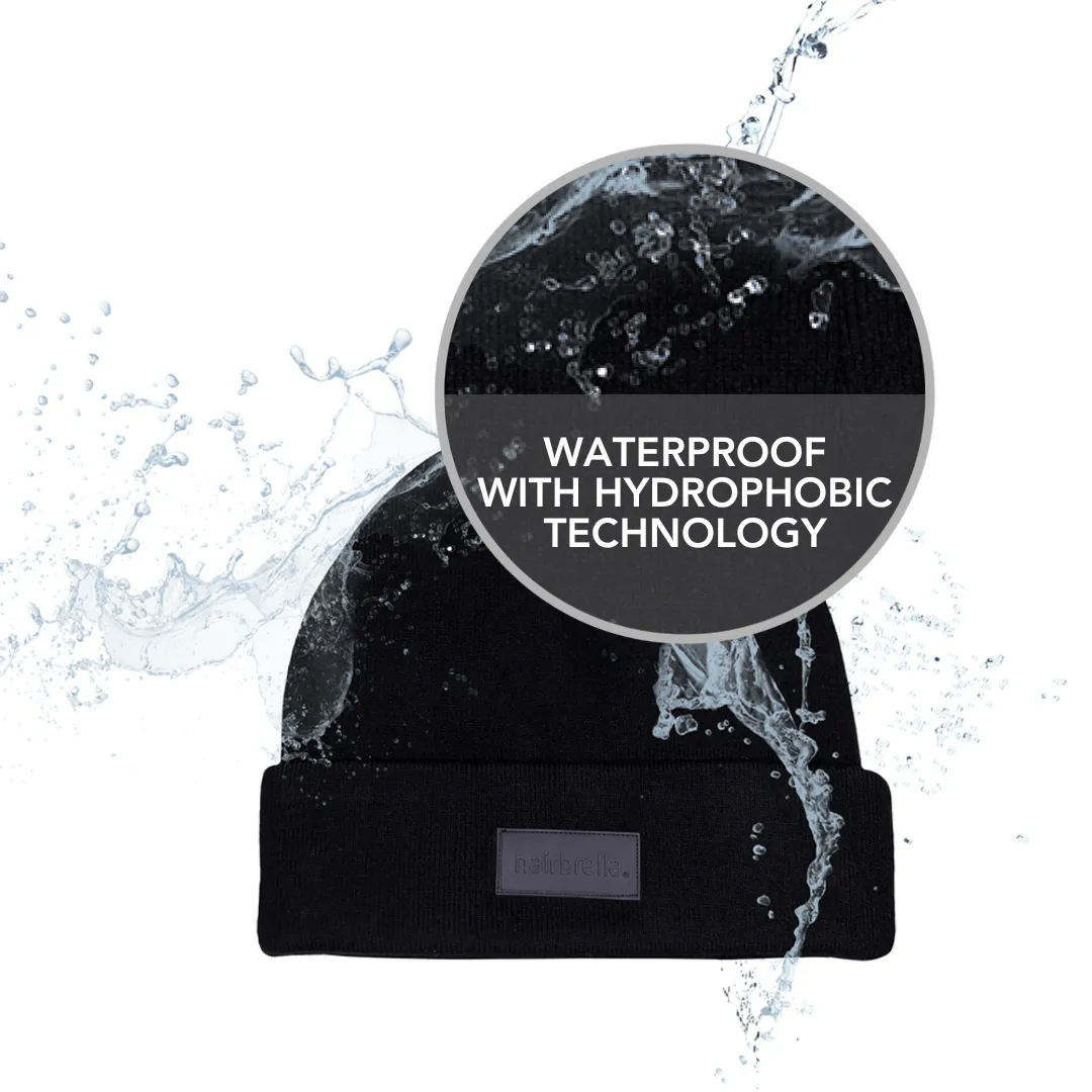 Satin-Lined, Waterproof, Cuffed Beanie