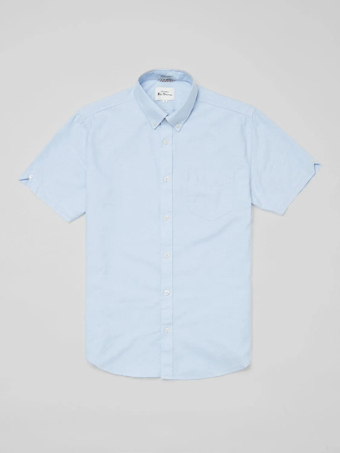 Short-Sleeve Signature Oxford Shirt - Sky