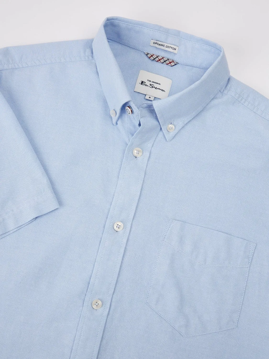 Short-Sleeve Signature Oxford Shirt - Sky