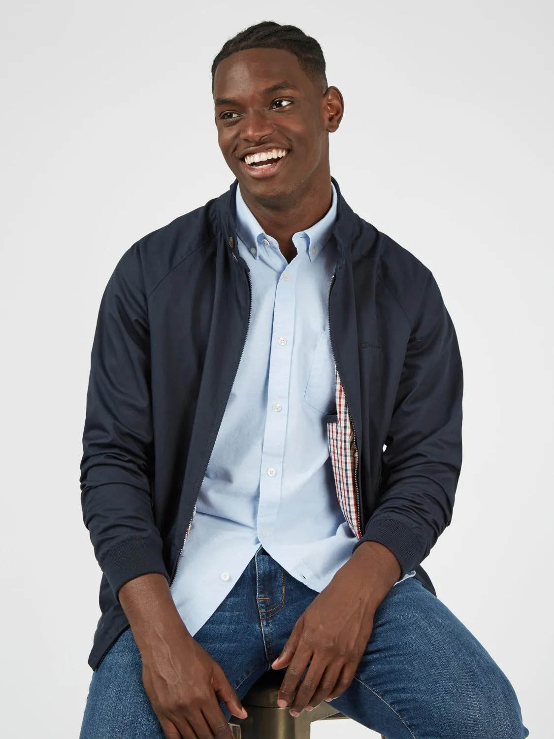 Short-Sleeve Signature Oxford Shirt - Sky