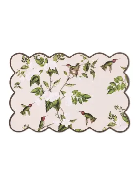 Tan Hummingbird Cork Backed Placemats (set of 4)