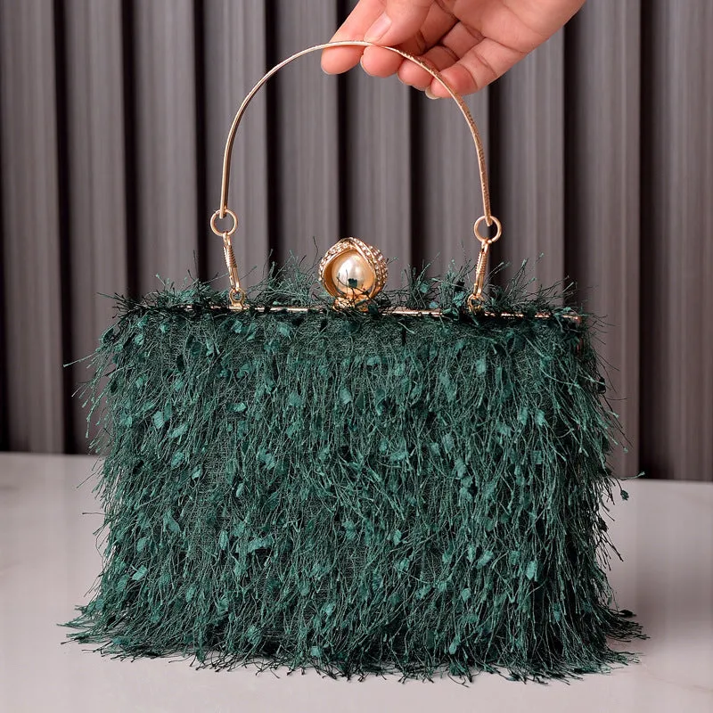 Tassel Evening Crossbody Bag – Fashion-Forward Designer Handbag for Women