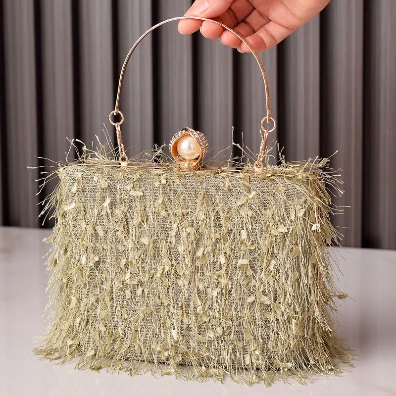 Tassel Evening Crossbody Bag – Fashion-Forward Designer Handbag for Women