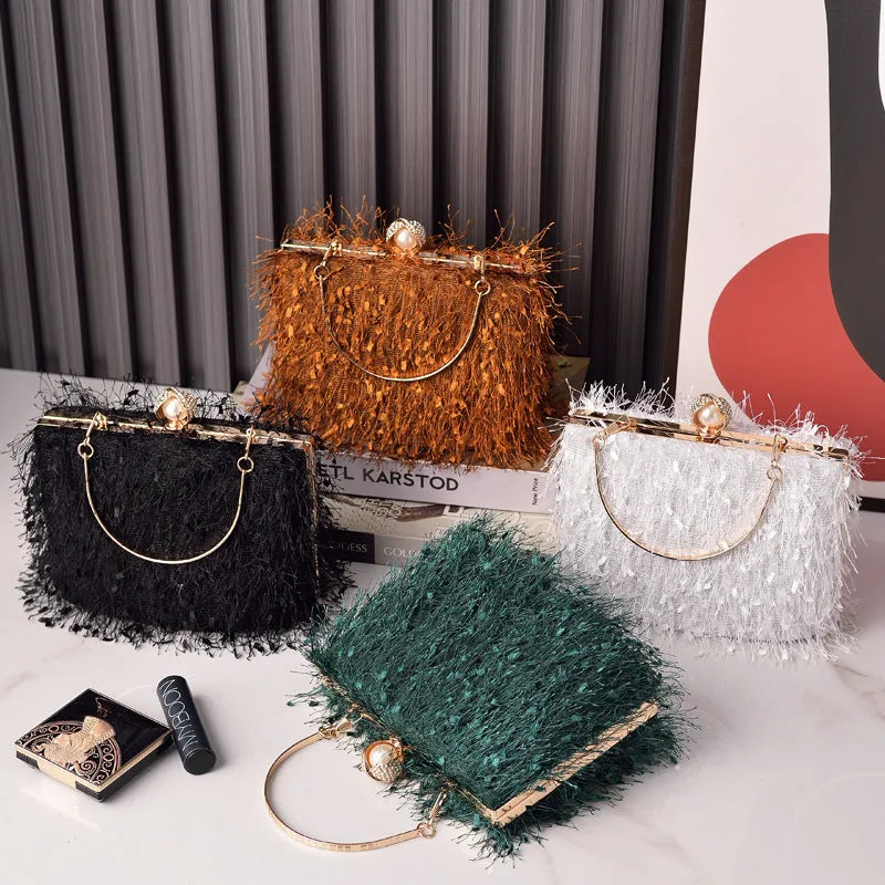 Tassel Evening Crossbody Bag – Fashion-Forward Designer Handbag for Women
