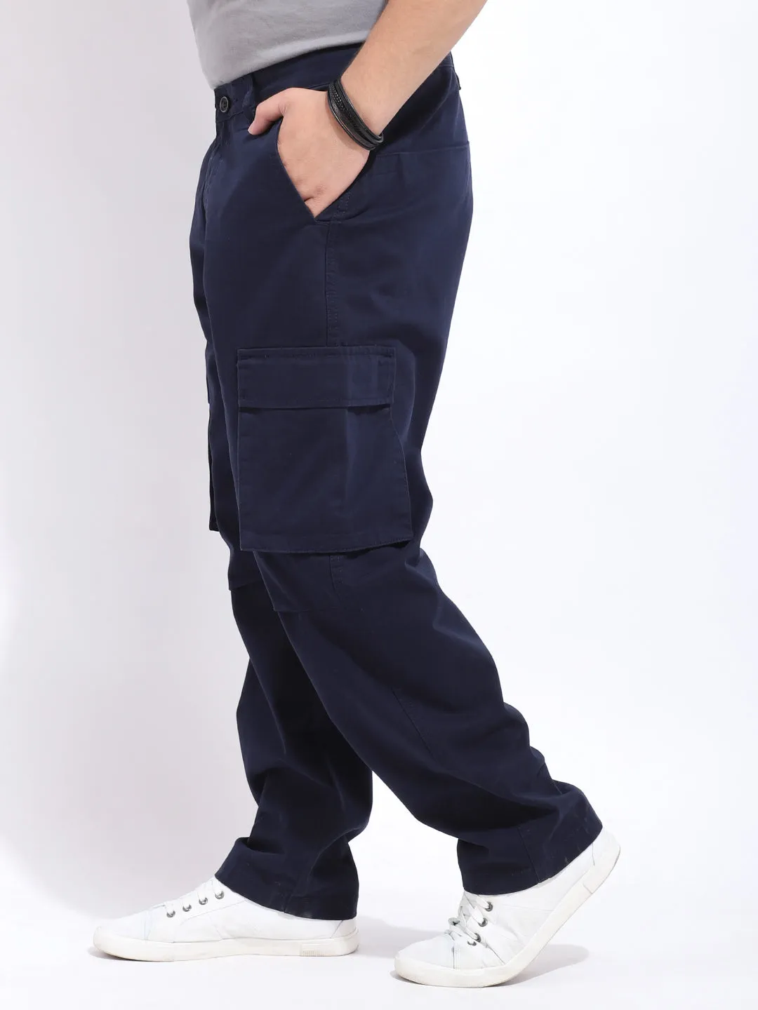 Terminator Navy Baggy Fit Cargo