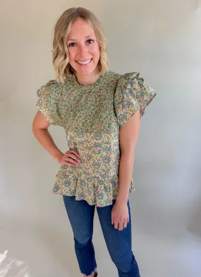 The Alyssa Pleated Top