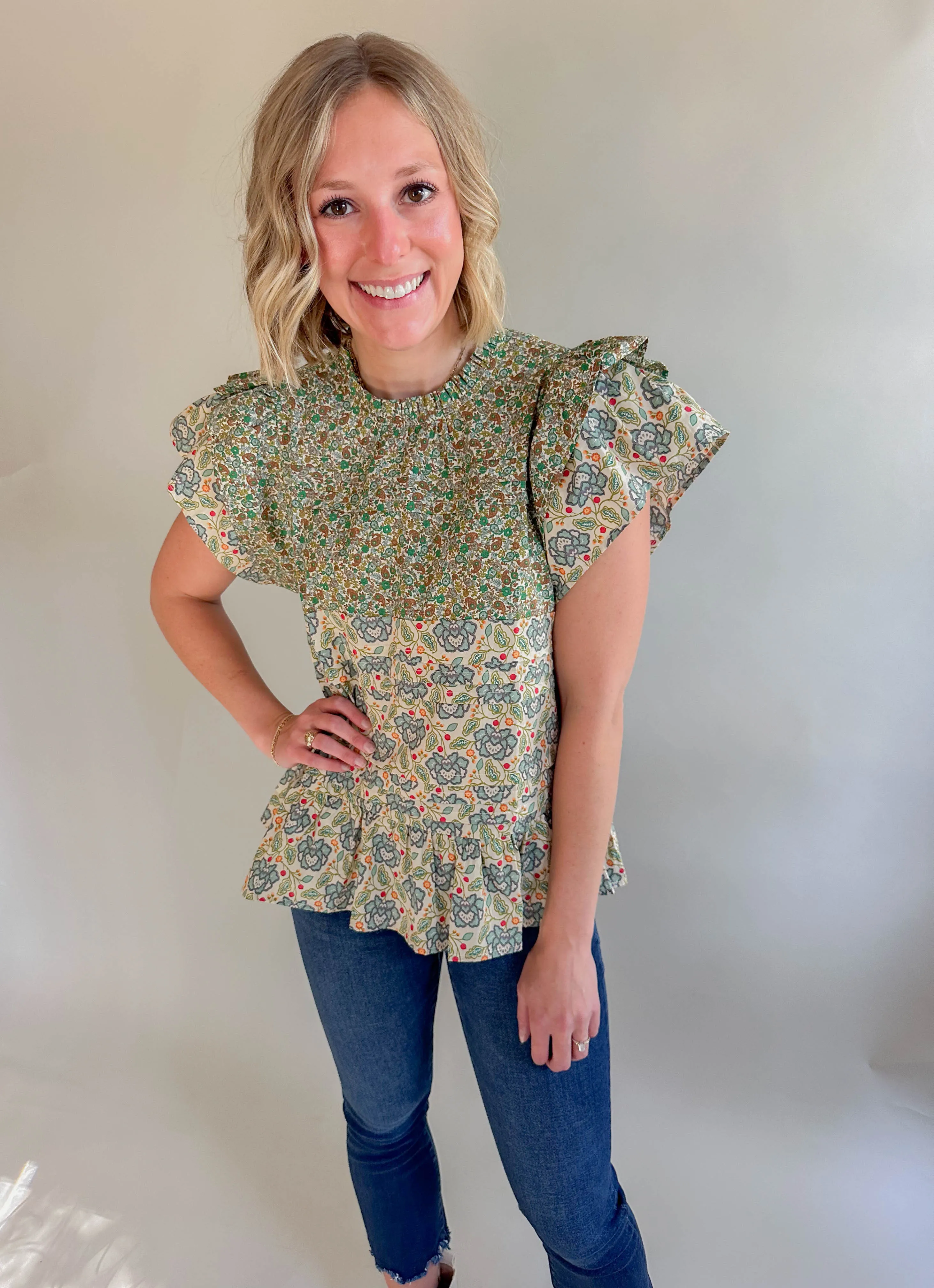 The Alyssa Pleated Top