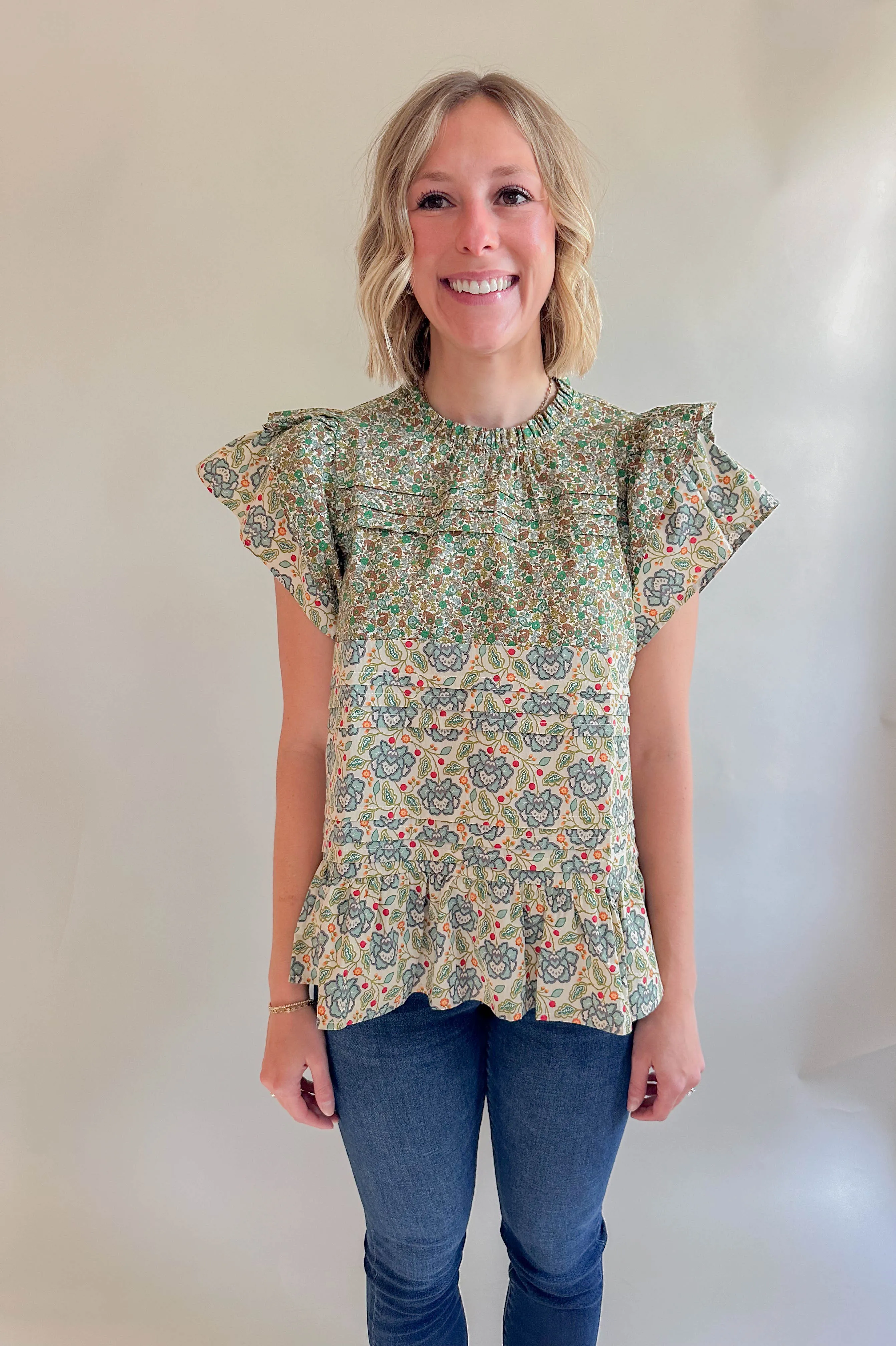 The Alyssa Pleated Top