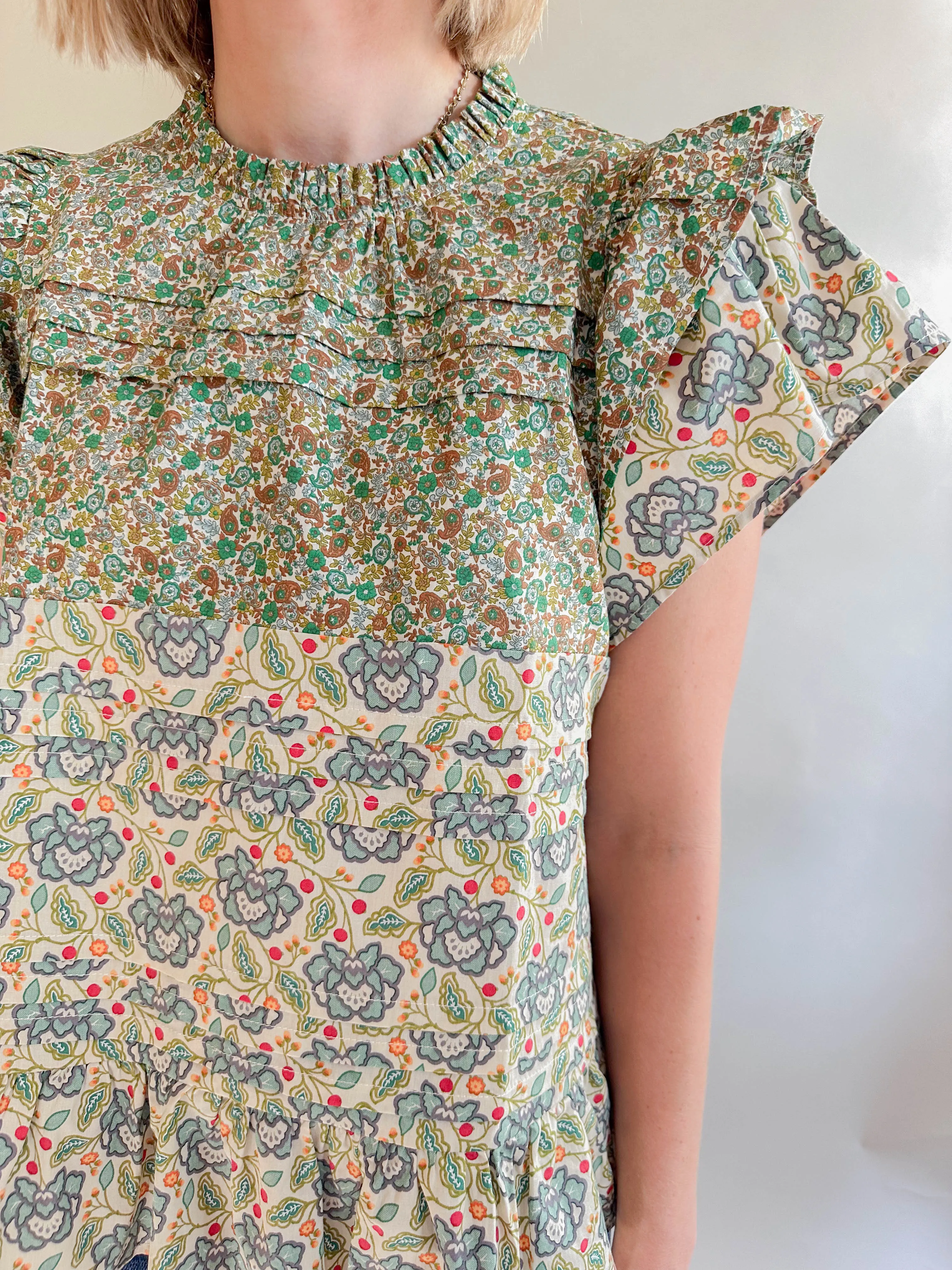 The Alyssa Pleated Top