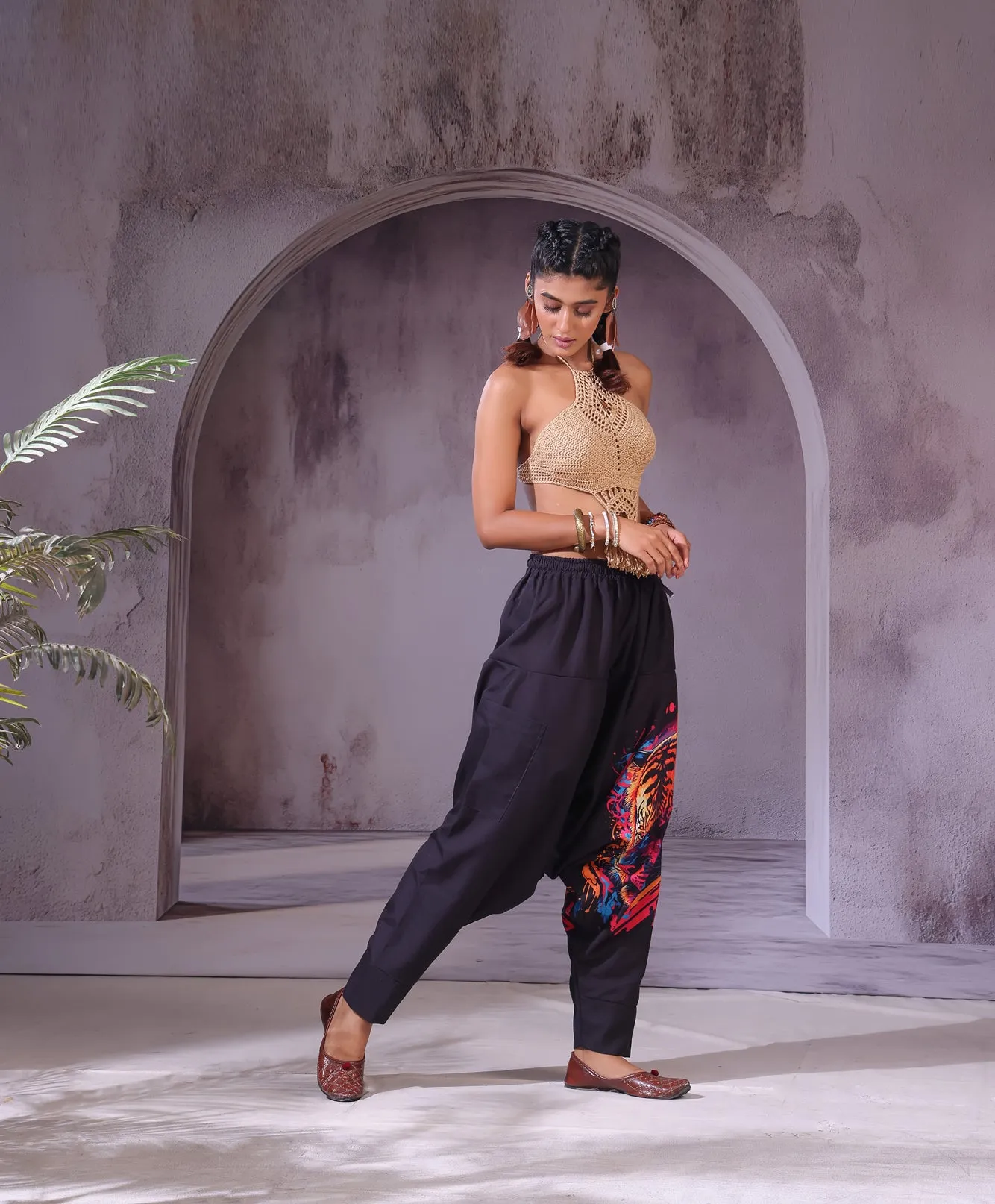 Tiger Unisex Harem Pant