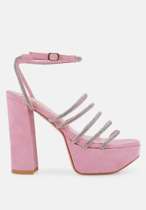 Tricks High Block Heel Sandals By Ruw