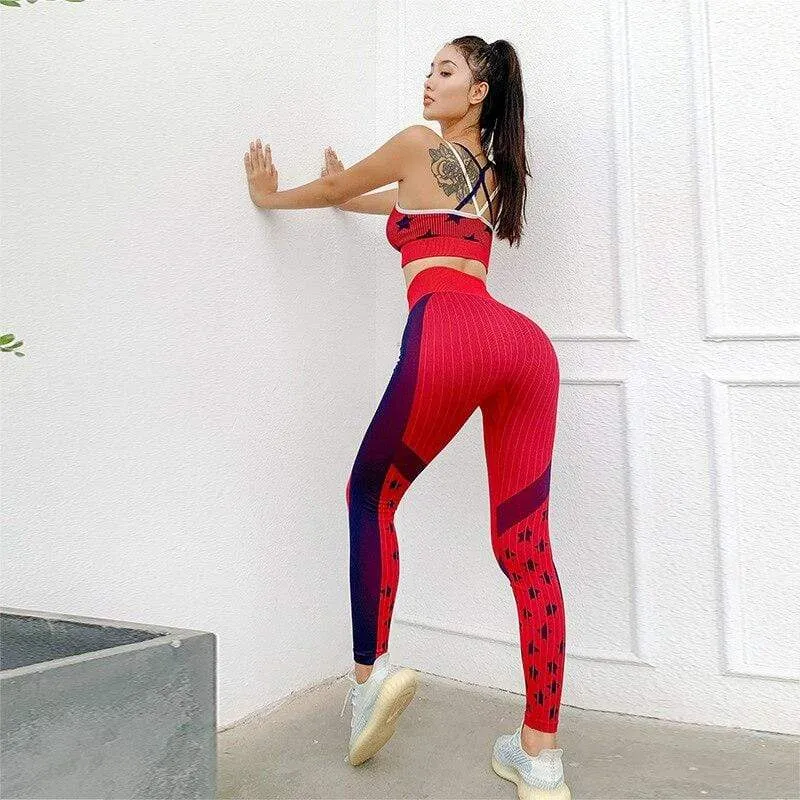 Trident High Waist Tummy Control Seamless Activewear Set