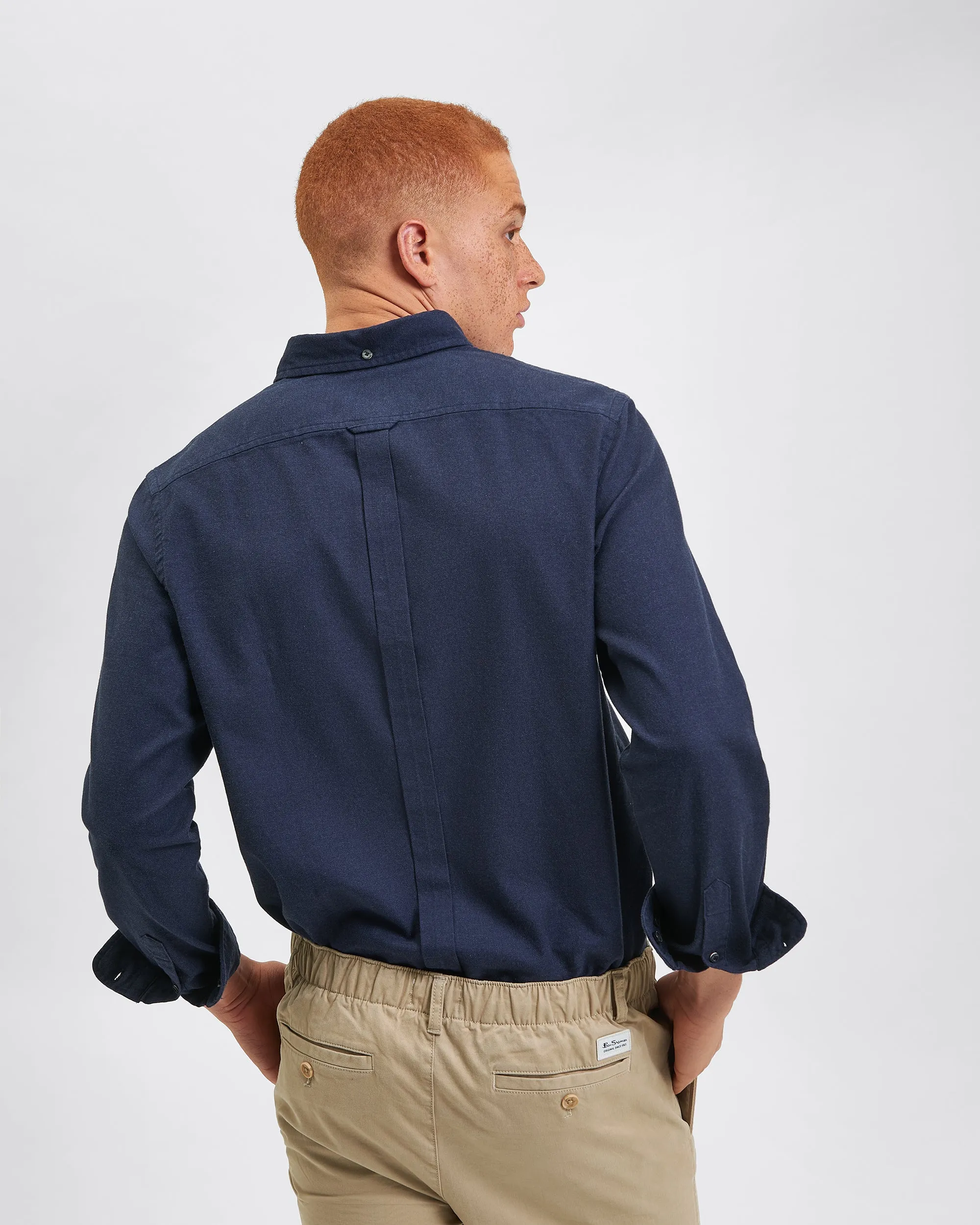 Uniform Flannel Shirt - Navy