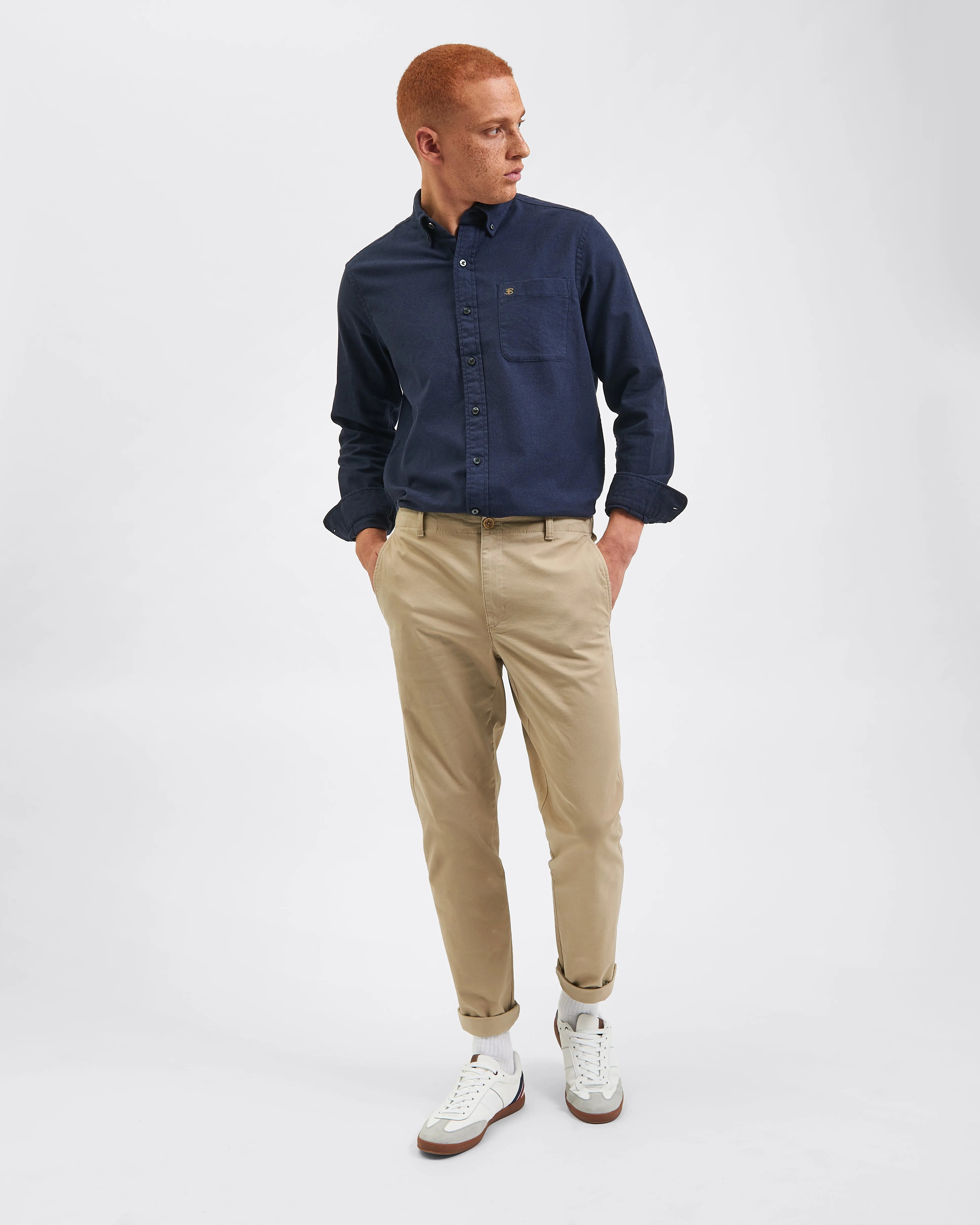 Uniform Flannel Shirt - Navy
