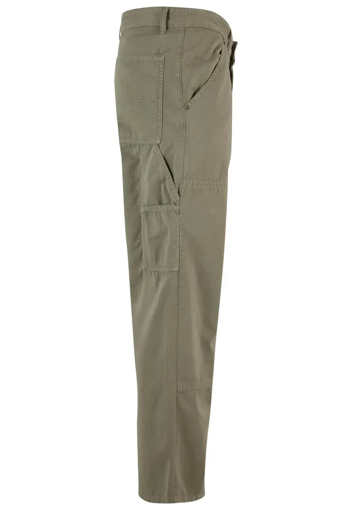Urban Classics - Twill Double Knee Palegreen - Pants