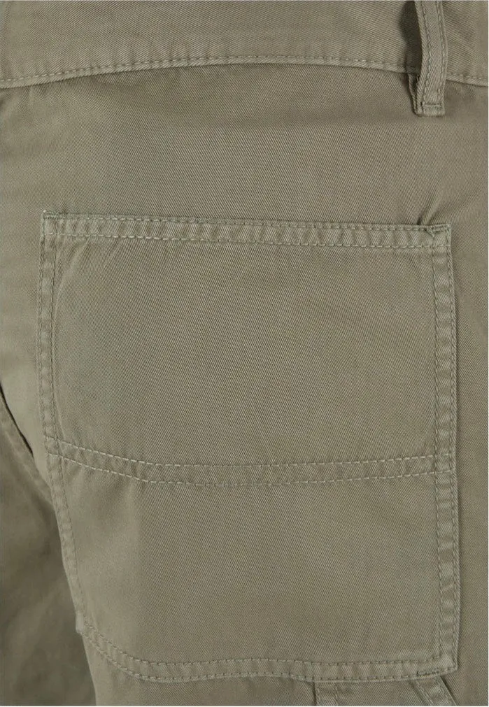 Urban Classics - Twill Double Knee Palegreen - Pants