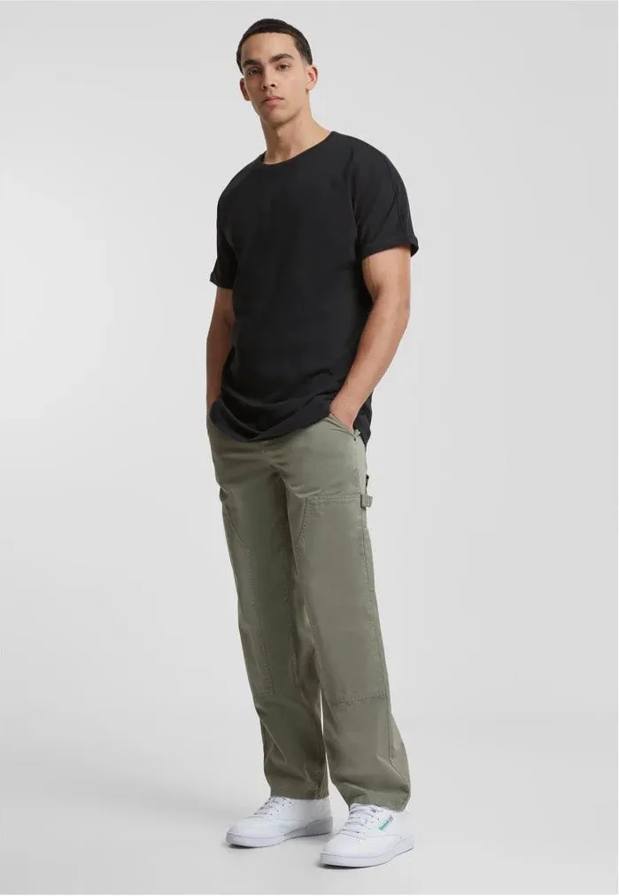 Urban Classics - Twill Double Knee Palegreen - Pants