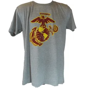 Vintage USMC EGA T-Shirt - Grey