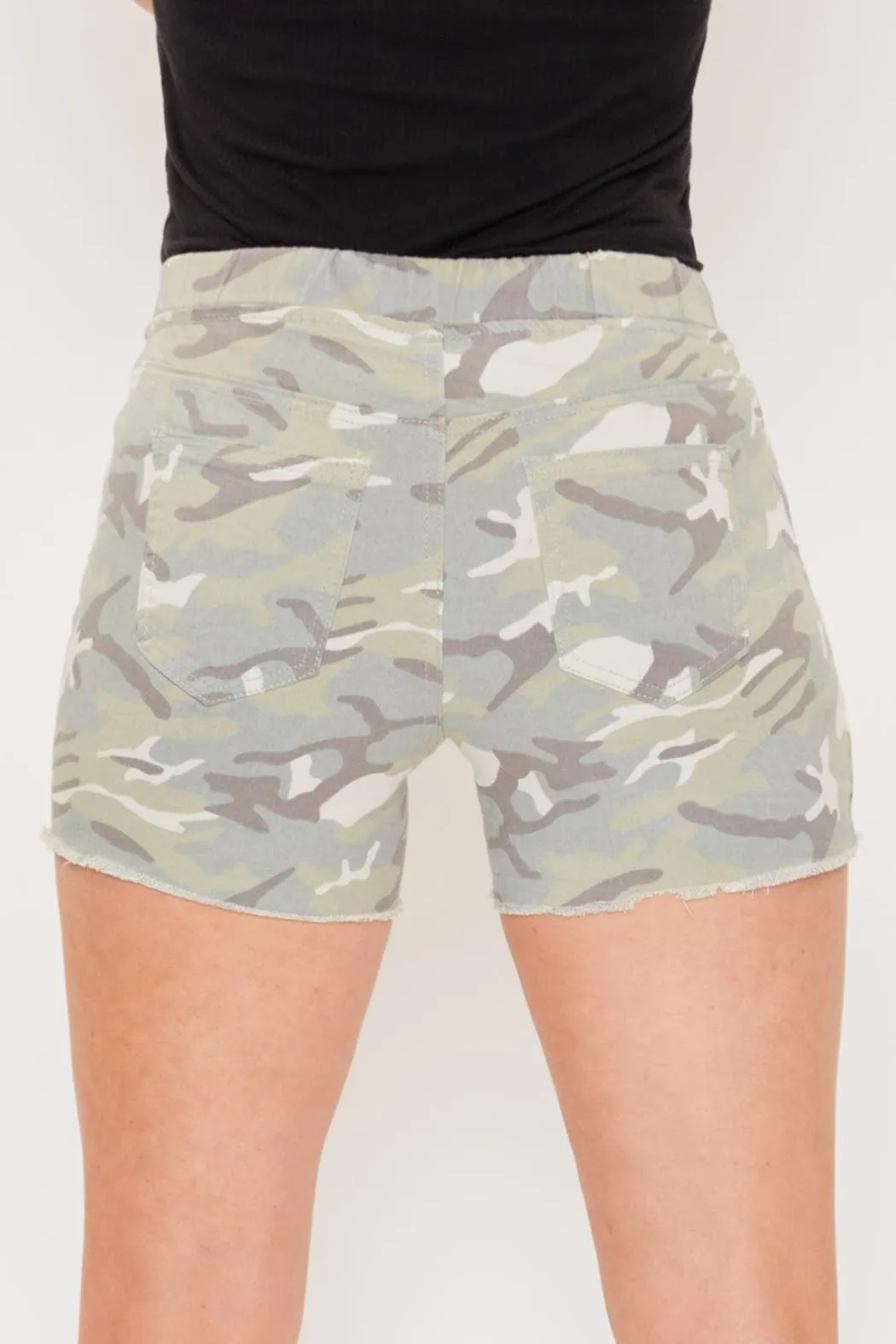 Women's Petite High Rise Jogger Shorts